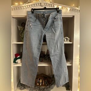Old Navy slouchy straight leg women’s jeans